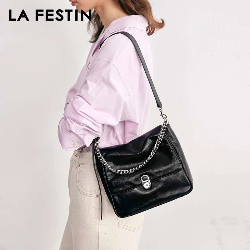 

LA FESTIN 2024 New Shoulder Bag Designer Luxury Bags for Women Trend Crossbody Bag Large Capacity Female Bags