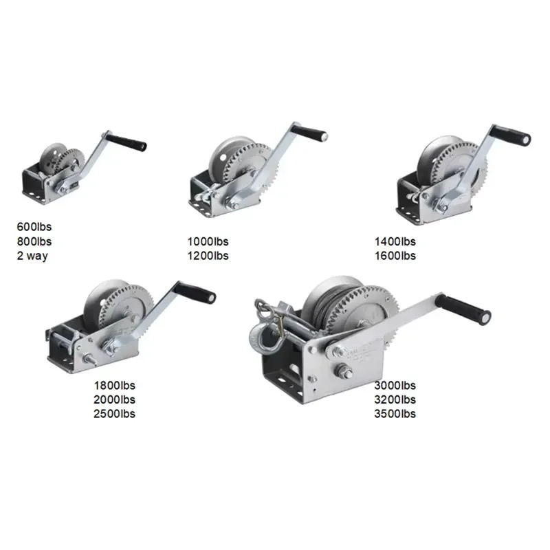 2026 Manual Winch Expert Easy Handling Hand Winch Boat Trailer Hand Crank