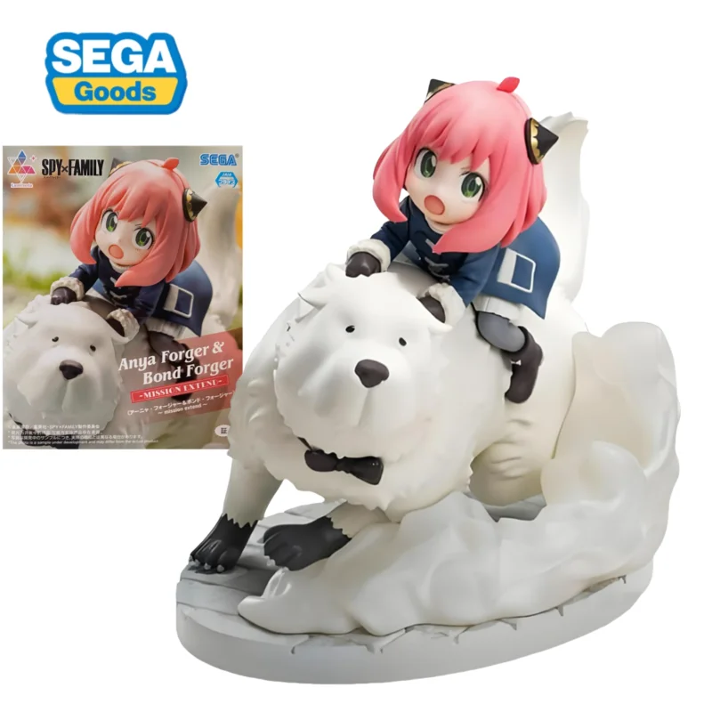 

In Stock Original SEGA Luminasta SPY×FAMILY Anya Forger Bond Forger Anime Figure Model Collection Desktop Ornaments Toy Gifts