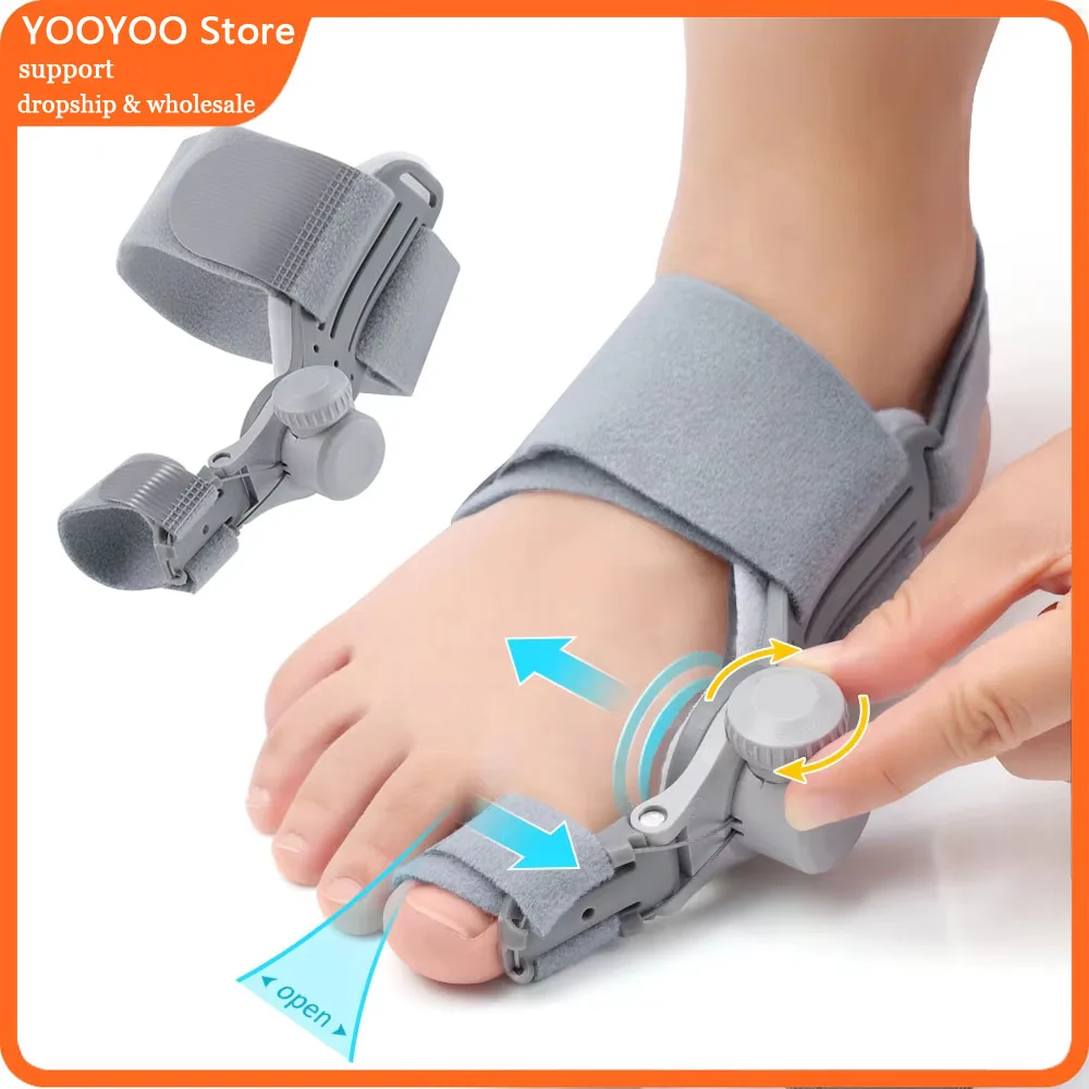 

Корректор шины для пальцев ног, корректор для пальцев, разделитель пальцев, левый и правый, регулируемый корректор для пальцев и ног для педикюра