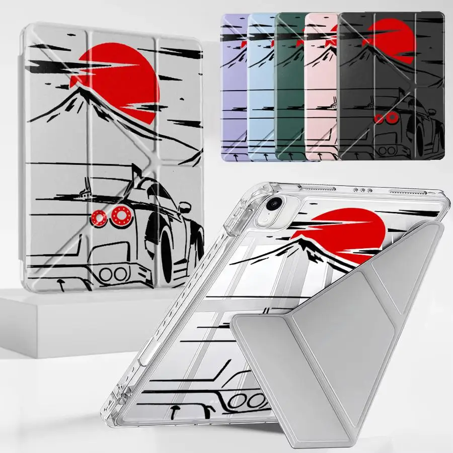 Y-Fold Holder Cover Tablet Case For iPad Mini 6 7 Pro 11th 10th 9th 8th 7th 12.9inch Air 4 5 M3 M2 1 2 M4 11inch Pro 2025 Luxury