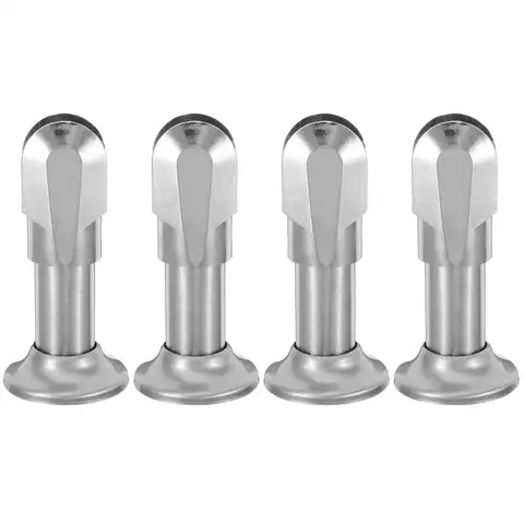 4pcs 스테인레스 스틸 화장실 파티션 피트 두꺼운 내구성 욕실 브래킷 공중 화장실 공급 샤워 도어 하드웨어