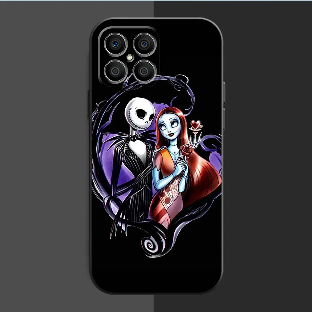 Case For Huawei Honor X8 8X X9a X7 X6a X6 90 Pro 70 P50 P20 Lite P40 P30 X8a P60 Phone Cover Jack Nightmare Before Christmas