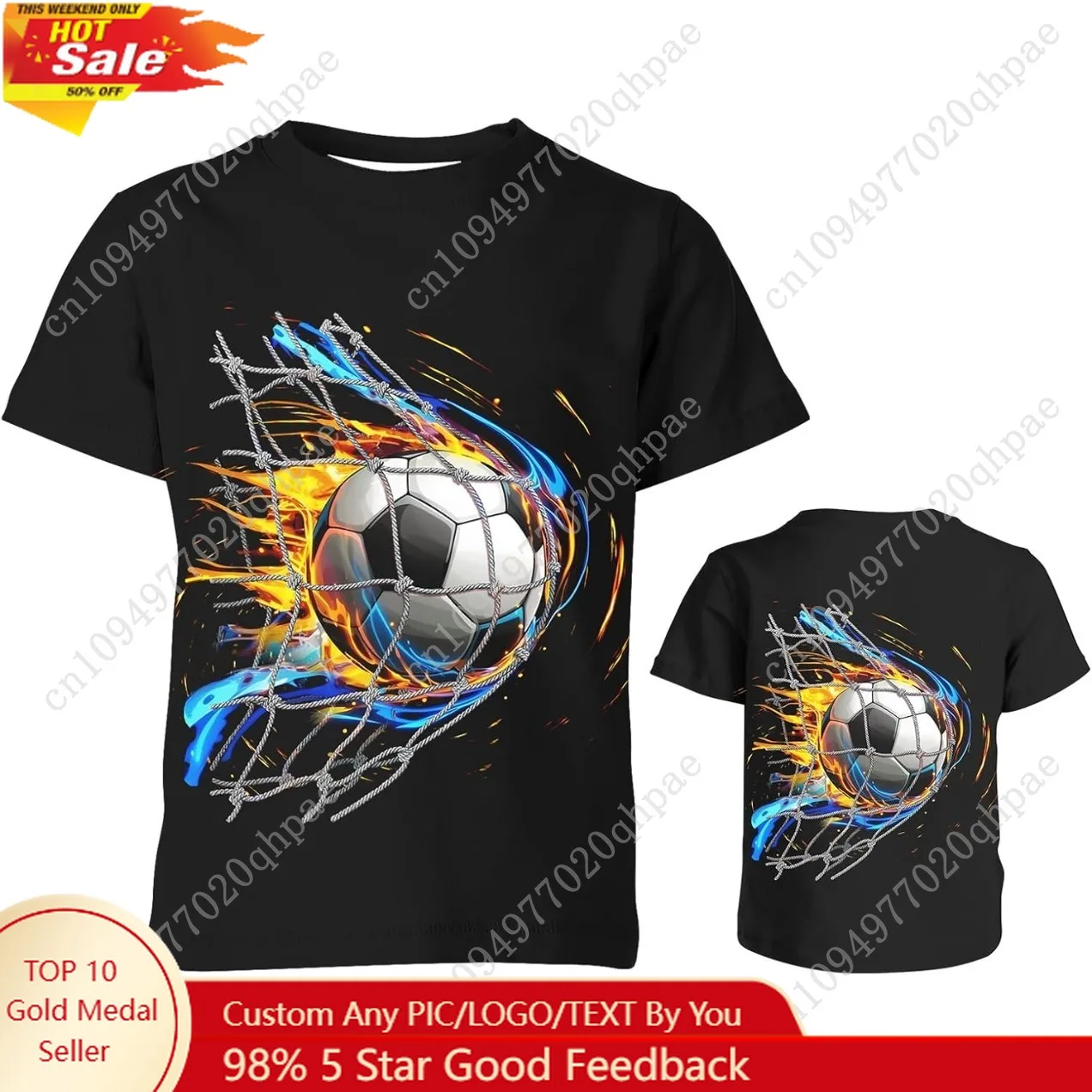 

Boys Girls 3D Graphic T-Shirts, Cool Crewneck Unisex Kids Short Sleeve, Novelty Tees for 6-16 Years Teens
