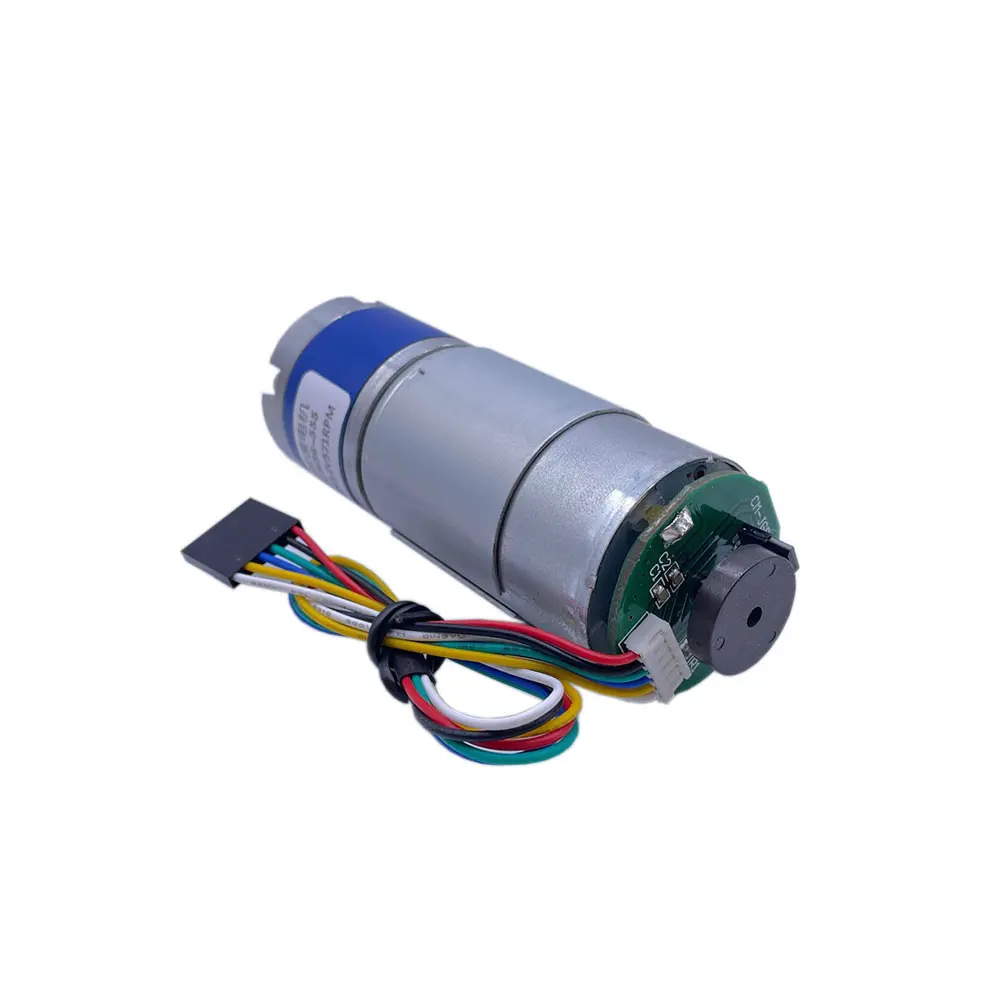 Imagem -02 - Planetária dc Redução Motor 12v 24v Baixa Velocidade Alto Torque com Casco Codificador Codificador Codificador Motor 555