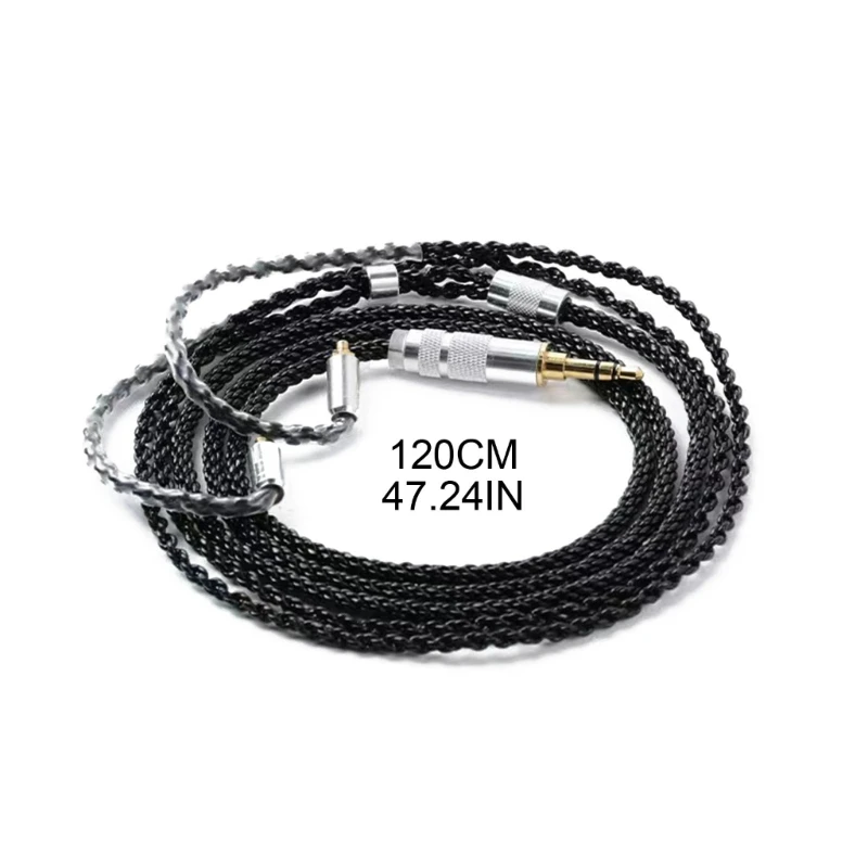 Headphone Cable 3.5mm MMCX Headphone Replacement Cable For SE215 SE425 SE535 SE846 Earphones Headset Repair Lines E65C