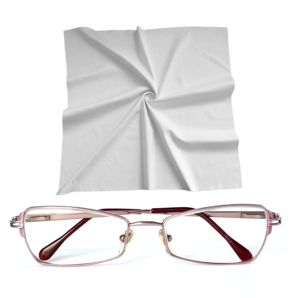 Microfiber Glasses Cloth Eyeglasses Eyewear Lens Stain  Remover Soft Computer Tablet Cellphone Screen Cleaning Green