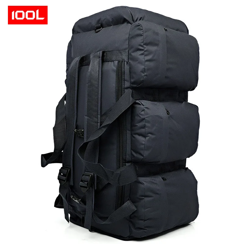 

Large Camping Storage Bag Men Military Tactical Backpack Outdoor Sports 100L Super Capacity Handbag Nylon Waterproof Travel Bag