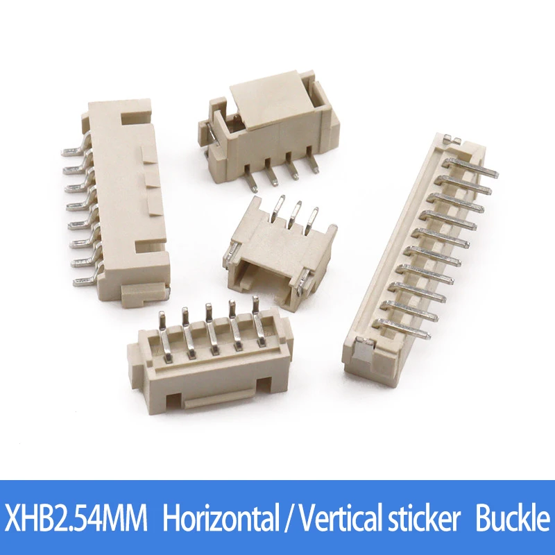 XHB2.54 Horizontal/Vertical tape buckle spacing 2.54MM connector patch plug pin socket