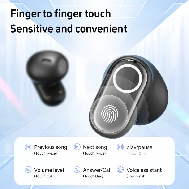 Mini Comfortable TWS Earbuds M86 Wireless Bluetooth Headphone with Clear Call Hi-Fi Sound Earphone Universal for iPhone Android