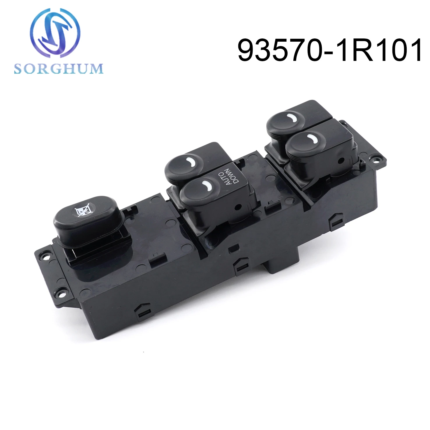 

Sorghum 93570-1R101 935701R101 Electric Power Master Window Control Switch For Hyundai Accent 2012 2013 2014 2017 LHD Auto Down