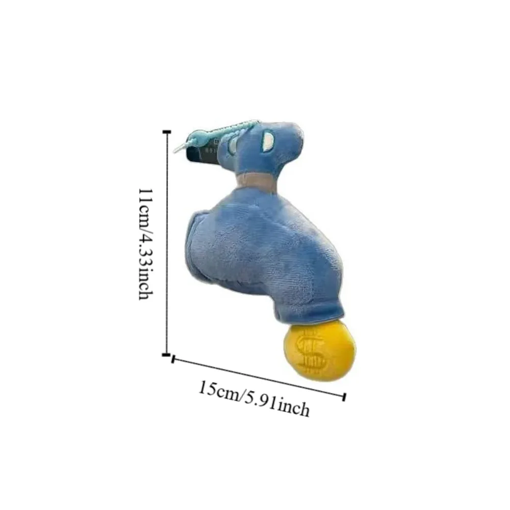 Sleutelhanger Persoonlijkheid Kraan Koelkast Stickers Cartoon Kawaii Koelkastmagneet Decoratieve Pluche Kraan Hanger Kinderspeelgoed