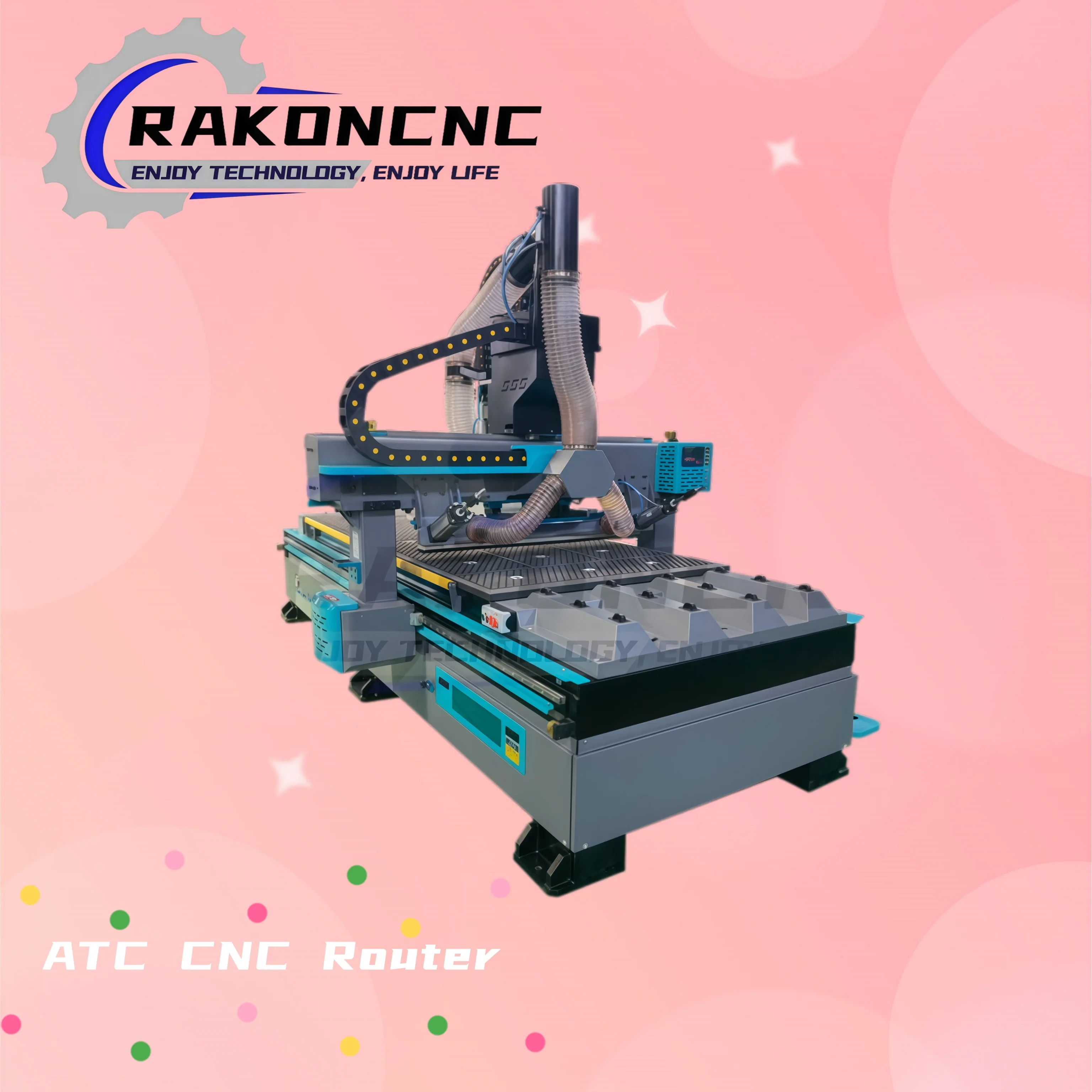 Wood Cnc Router 3 4 5 Axis Auto Tool Changer PVC MDF Plastic Wood Router Cutting Machine for Wood Furnitures Making