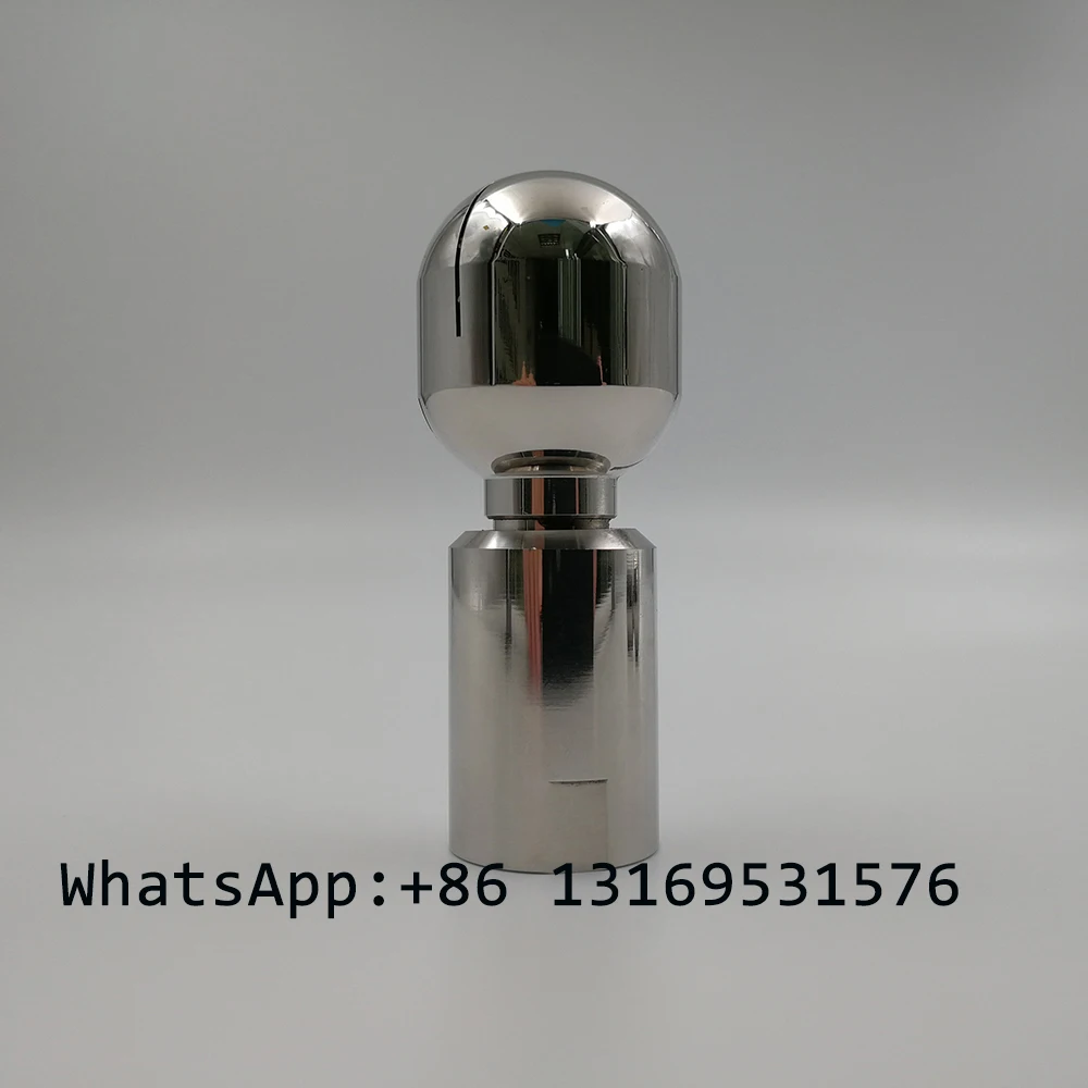

SS304 Rotating Full-Circle Spray Head for CIP Tank Cleaning (BSPT Threads , 360° Coverage & Industrial Durability)