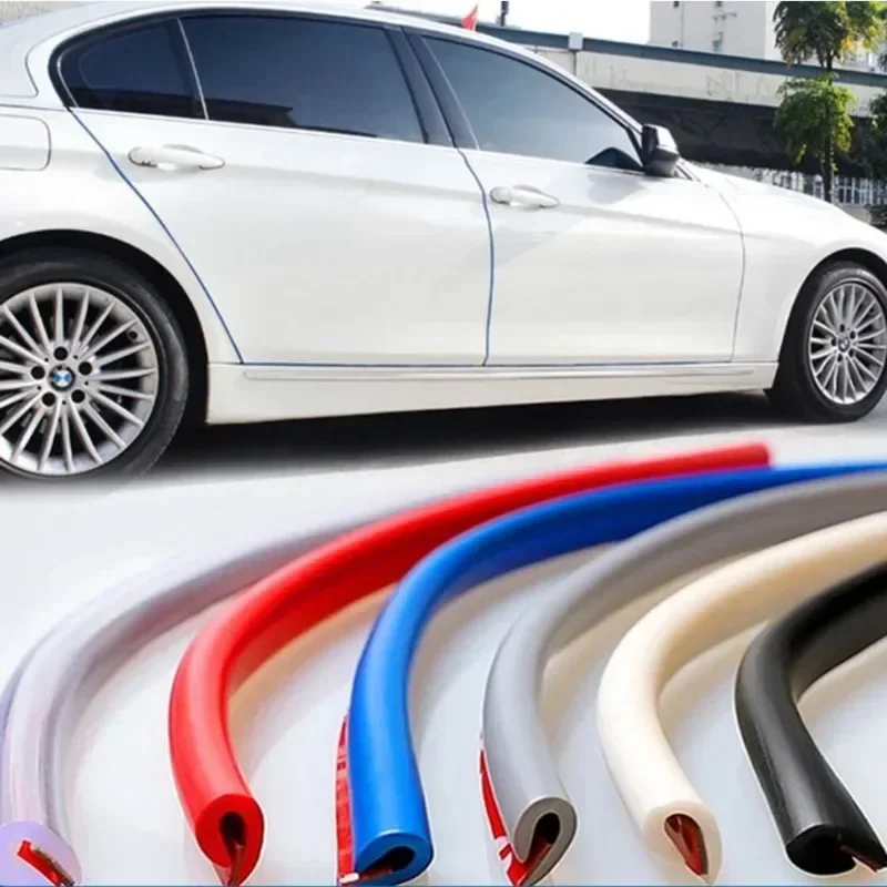 

2/5/10M Car Door Protector U Type Universal Car Door Edge Guards Strip Rubber Moulding Sealing Scratch Protector Strip for Auto
