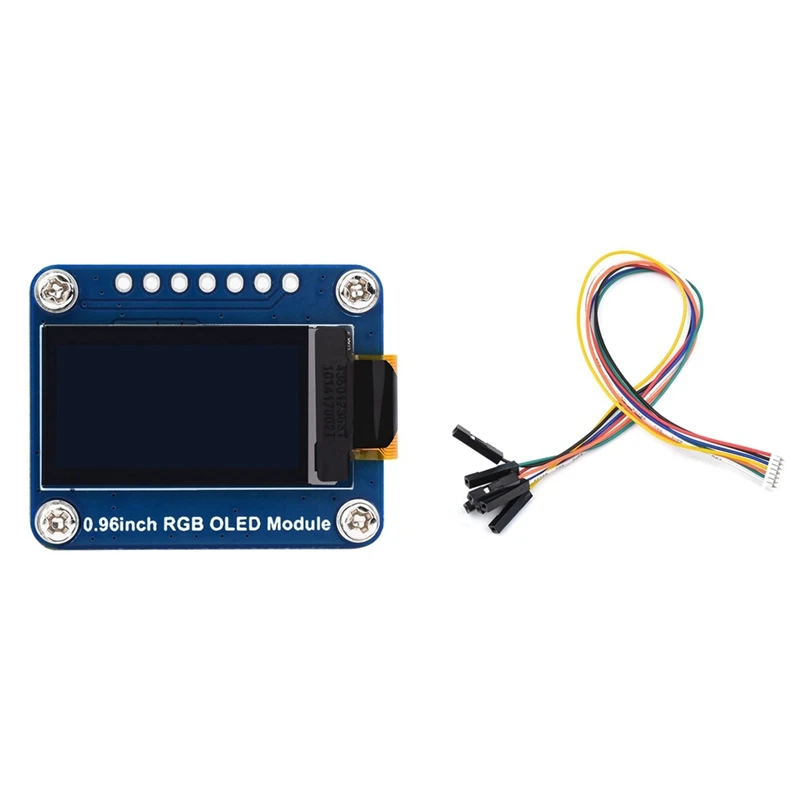 RGB OLED Display Module 0.96Inch 64X128 Resolution SPI Interface Embedded SSD1357 For Arduino / Raspberry Pi / STM32