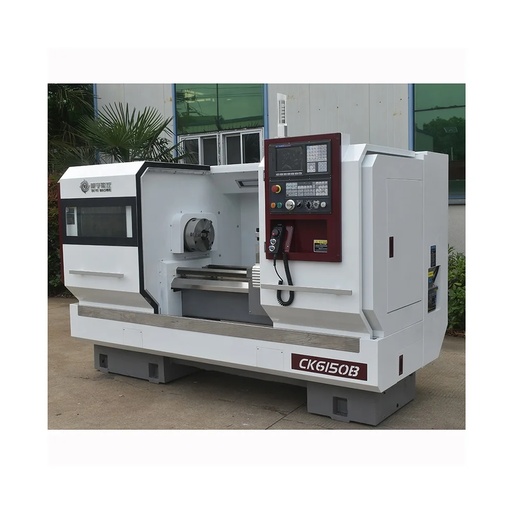 Flat Bed Hine Price Hiah Quality Ck6150 Cheap Cnc Horizontal Lathe Metal Manufacturing Plant Single Provided Gearbox 82