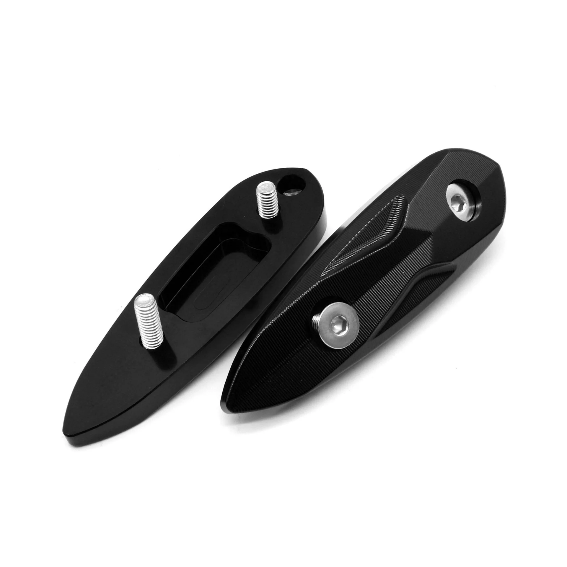 

Motorcycle Black Rearview Mirror Hole Cap Cover Mirror Eliminators Baffle Base Cover Modify For Yamaha YZF R15 V3 R3 R25