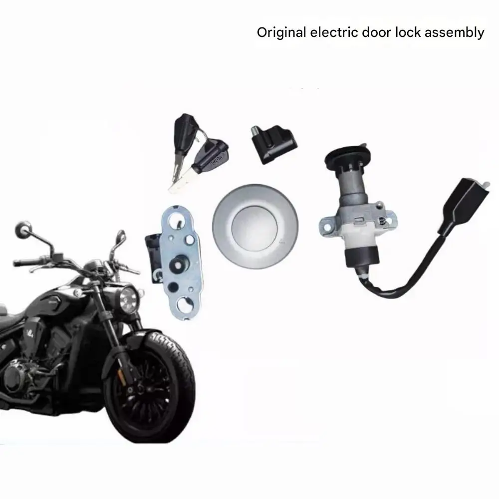 Original complete lock components for Benda Dark Flag 500 500 darkflag: power door locks, fuel filler cap, steering wheel lock