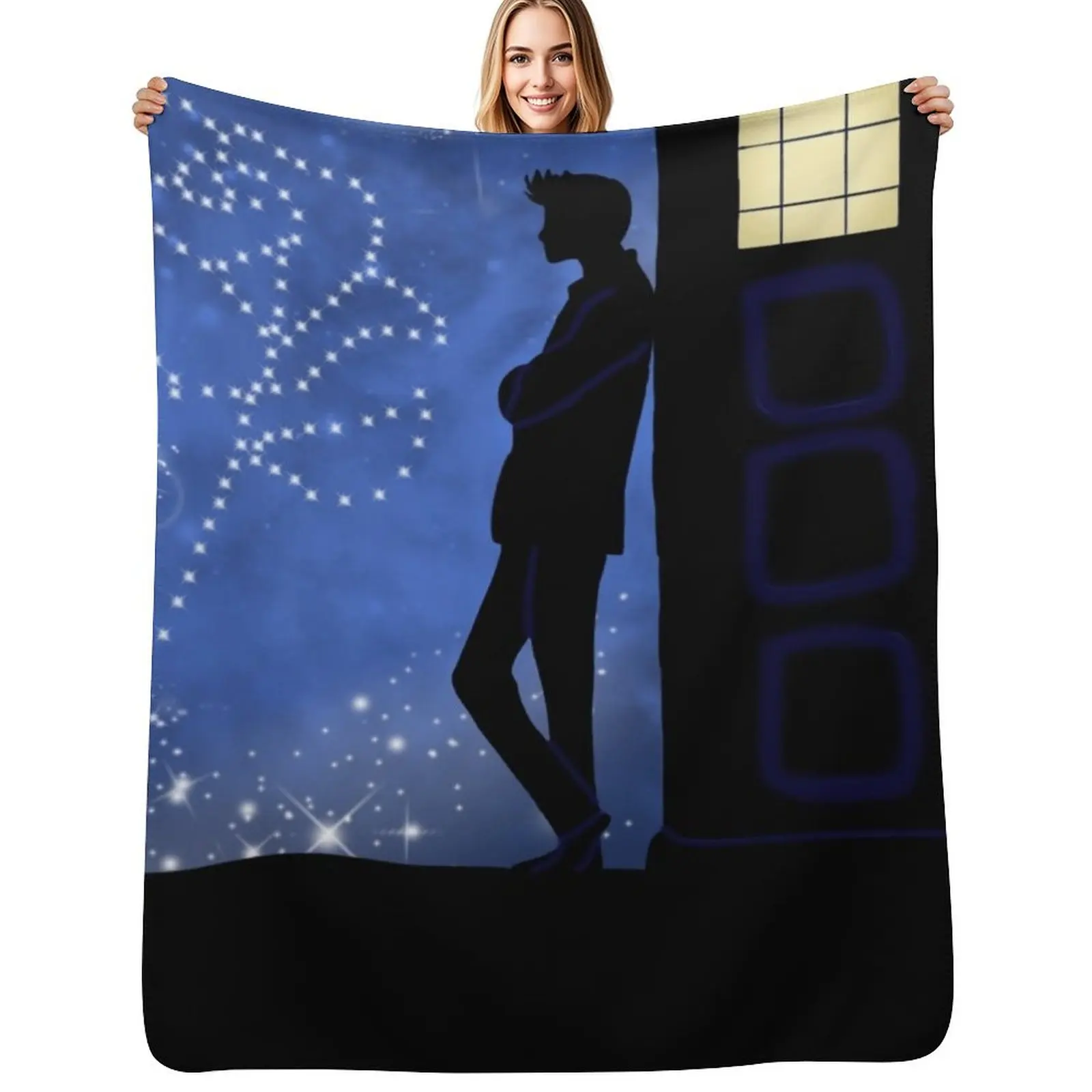 Thinking of Rose Throw Blanket Soft Bedroom Blanket for Night Sleeping