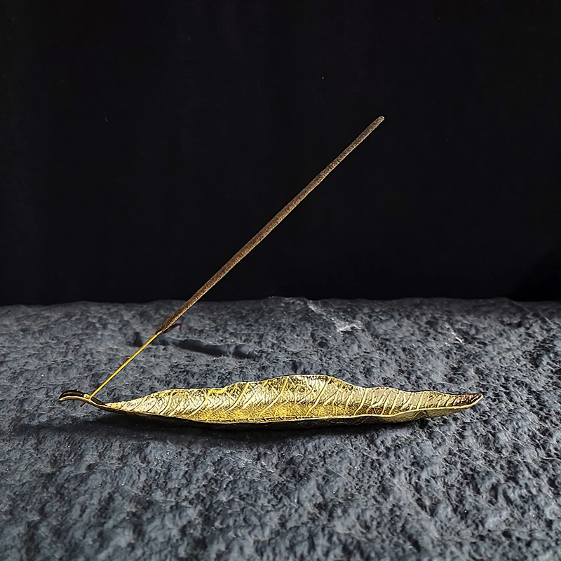 21cm not 15cm Meditation Incense Holder Metal for Home Decorations Golden Color Sandalwood OUDH Incense Sticks Incense Base