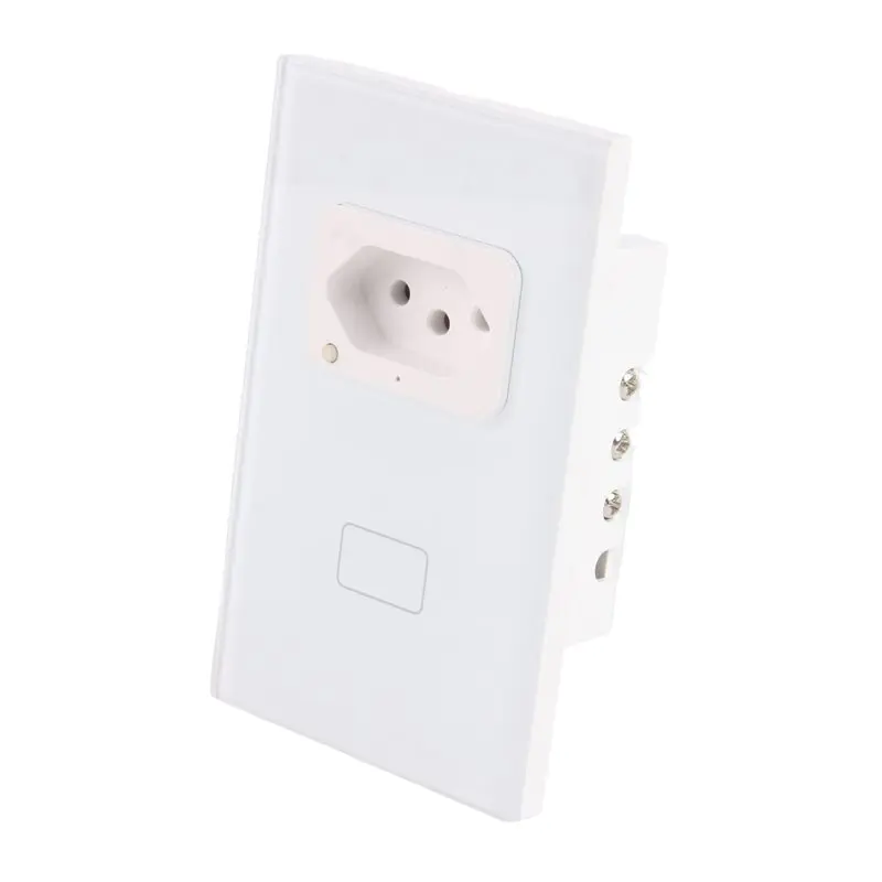 ABGI-Tuya Wifi Smart Light Switch With Socket Brazil BR Plug