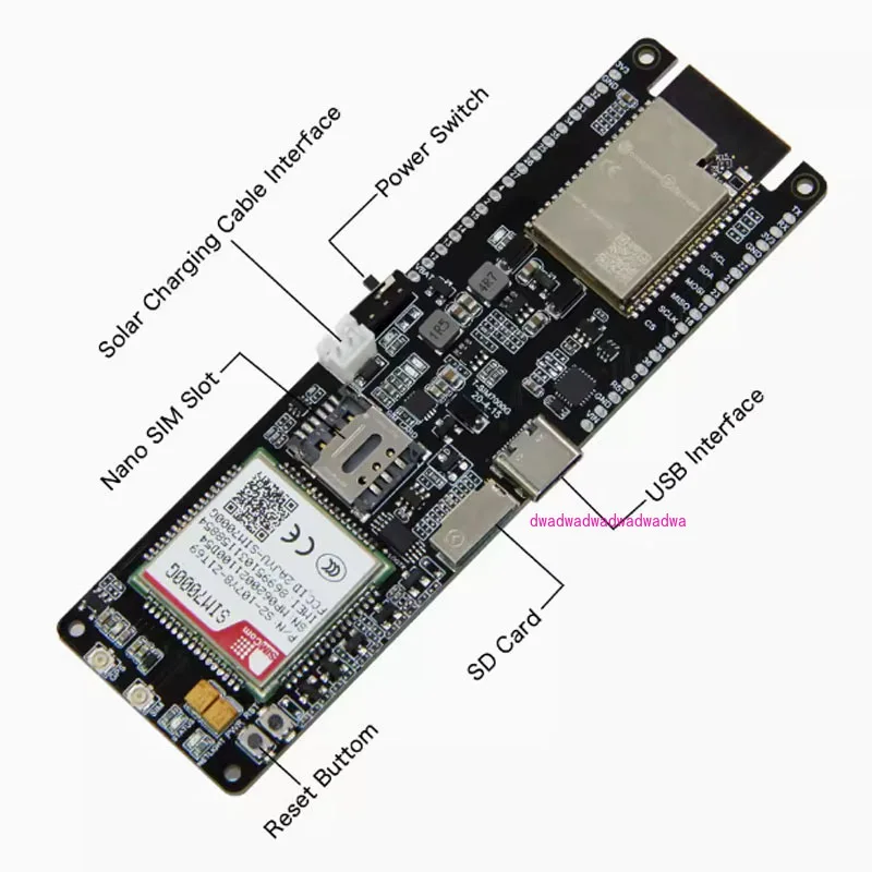 TTGO T-SIM7000G MCU32-WROVER-E wireless communication module sim card