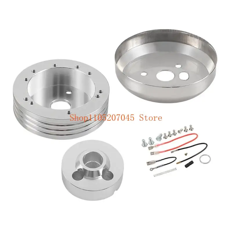 

37cd 5 & 6 Hole Car Automobile Steering Wheel Hub Adapter Polishing Short Hub Connector for Multiple Model Vehicle