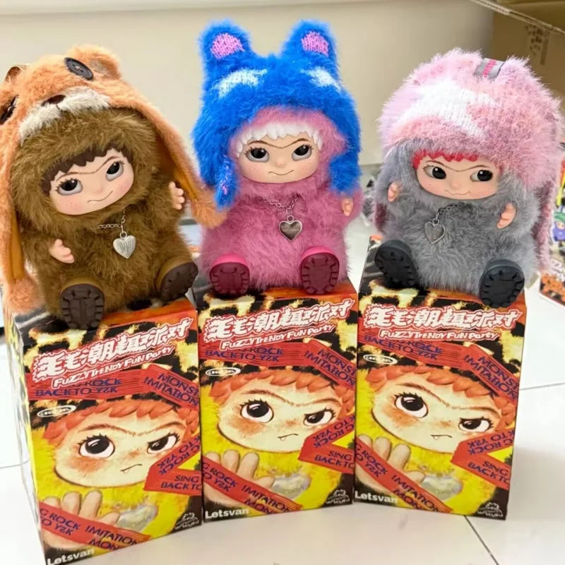 

Hot Wakuku Aw Fuzzy Trend Fun Party Series Blind Box Doll Bag Pendant Pain Bag Decoration Ornament Mysterious Box Cute Gift