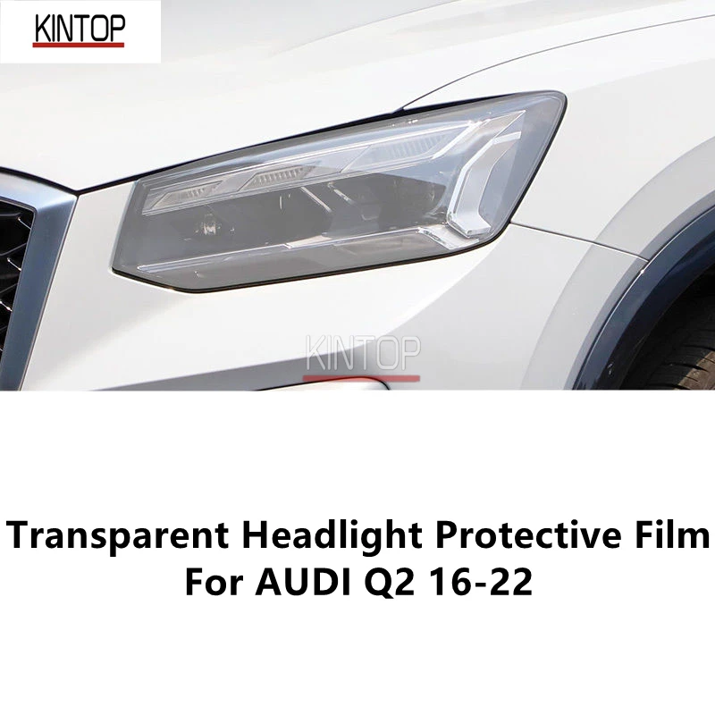 

For AUDI Q2 16-22 TPU Transparent Headlight Protective Film, Headlight Protection, Film Modification