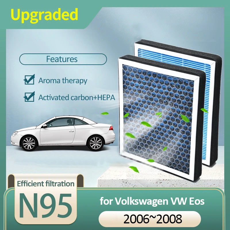 Activated Carbon Air Filter for Volkswagen VW Eos 2006 2007 2008 1K1819653A Air Conditioner Filter Accessories Vehicles Parts