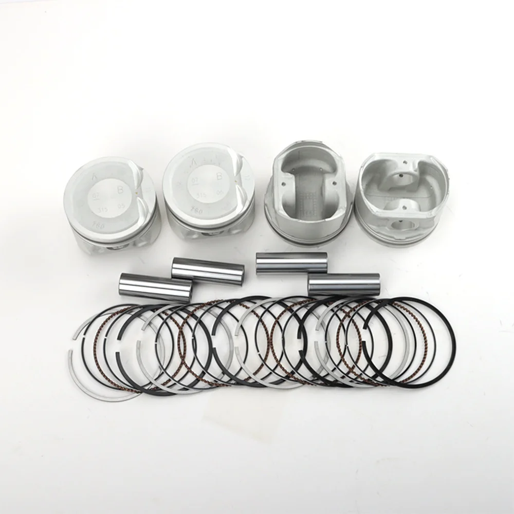 Engine Piston With Piston Rings STD Size For Renault Clio Kangoo Megane Laguna Dacia 1.6L K4M 16V Petrol 2001-2016 7701476929
