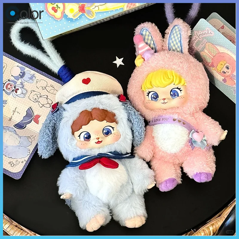

Новый натуральный Puffynose Friends Friend Memo Series слепая коробка виниловый плюшевый дизайн кукла брелок рюкзак кулон праздничный подарок