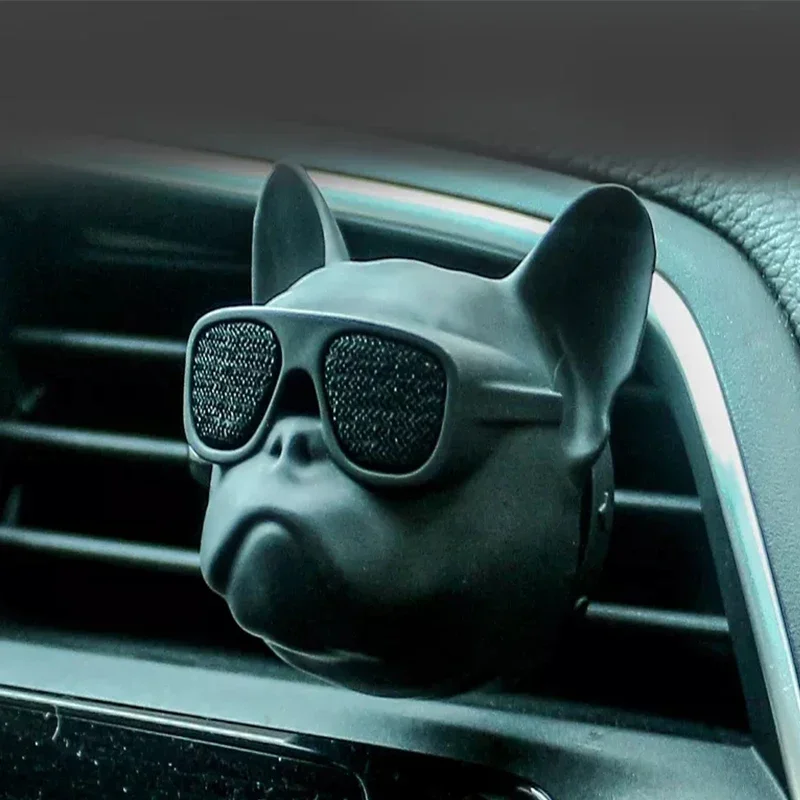 New Creative Air Freshener Bulldog Car Perfume Fragrance Diffuser Clip Auto Vents Outlet Parfume Diffuser Decor Car Accessories