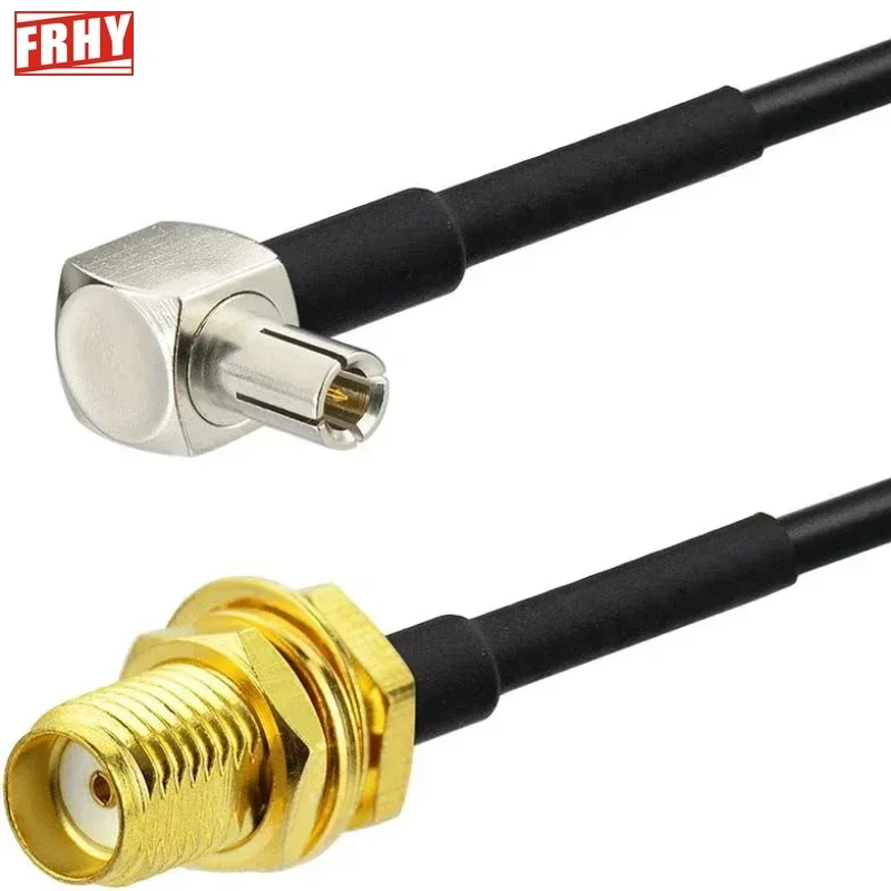 Adaptador de antena 4G LTE, conector TS9 a SMA hembra, Cable Coaxial Pigtail de 20cm, Compatible con módem móvil, punto de acceso, enrutador MiFi