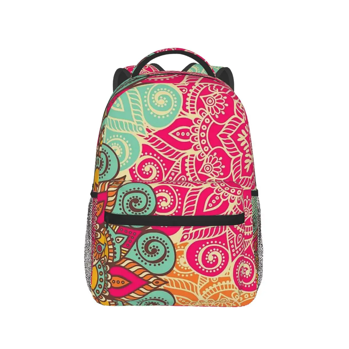 

Colorful Bohemian Pattern Backpack Hot Sale Daypack Large Capacity Children BookBag School Bag Shoulder Bags for Men Women
