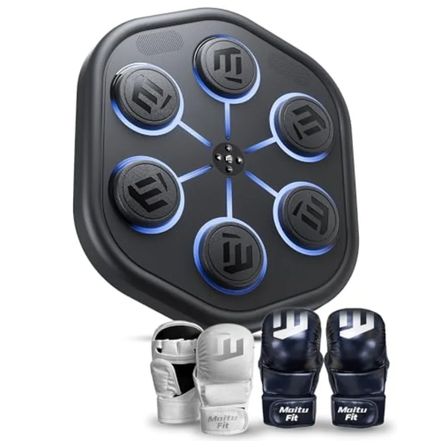 

RMOKA Smart Music Boxing Machine M5 Music Punching Machine with Custom Running Lights APP Control and Stereo Sound Wall Mount B