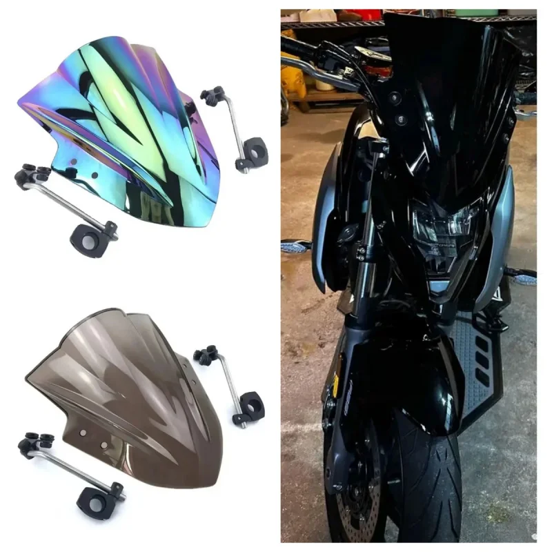 Per CFMOTO 300NK 650 NK 650NK 400NK 250NK Staffa Regolabile 7/8 "22mm Manubrio Parabrezza Schermo Parabrezza Deflettori del Vento