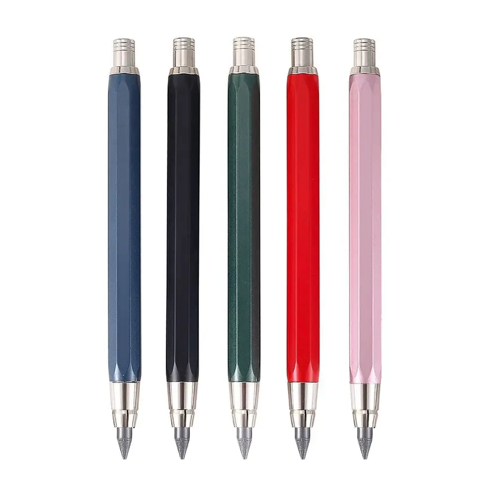 

5.6mm Mechanical Pencil Metal Drawing Writing Tool Propelling Pencil Sketch Comics Design With Pencil Sharpener Sketch Pencil