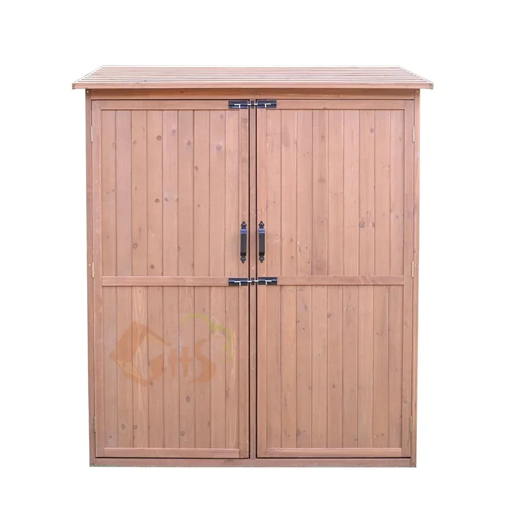 GHS outdoor garden wardrobe wooden Drawers tool storage cabinet