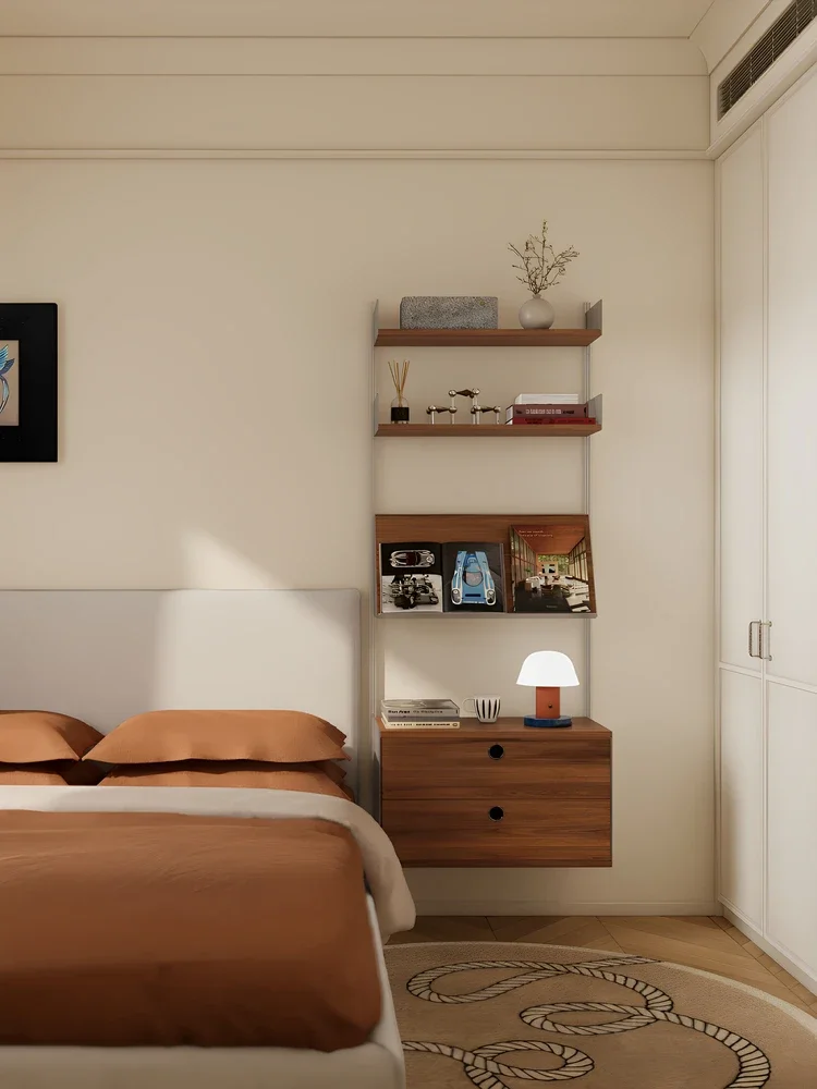 V606 bedside storage rack net hanger second-hand suspended bedside table