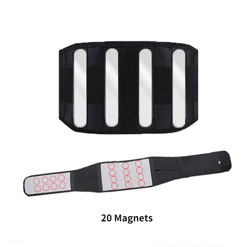 حزام دعم للخصر قابل للتعديل ، تسخين ذاتي التورمالين ، علاج مغناطيسي ، دعامة للقطني ، حزام تدليك ، رعاية صحية ، جديد ، 2023