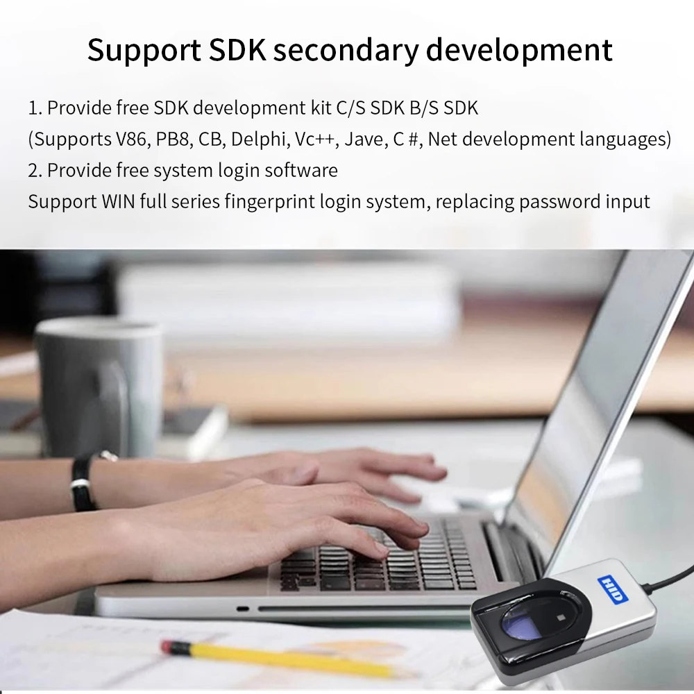 Fingerprint Scanner Digital Personal U.are.U 4500 USB Biometric Fingerprint Reader URU4500
