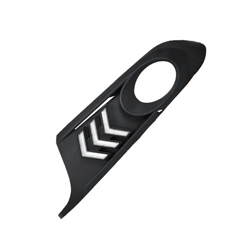 AU28-Car LED DRL Daytime Running Light Daylight Cover For VW Jetta Sagitar 2012-2014 With Turn Signal Fog Lamp