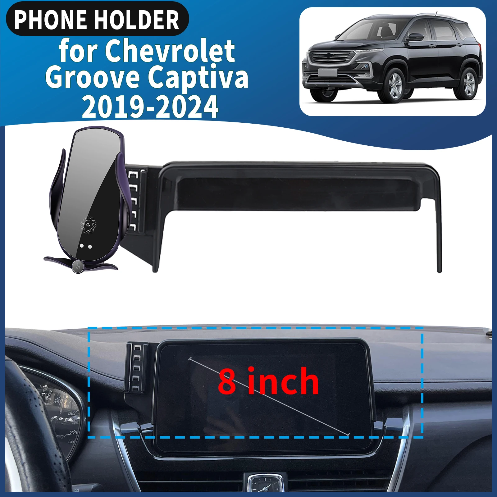 

fit for Chevrolet Groove Captiva 2019-2024 Car Phone Holder Mount Vehicle-Specific GPS Navigation Easy Installation accessoires