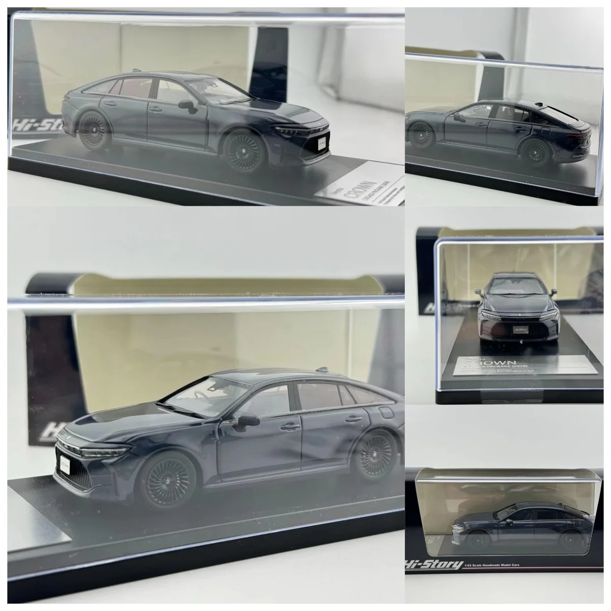 

1/43 Scale Hi Story Crown Ink Blue Resin Car Model