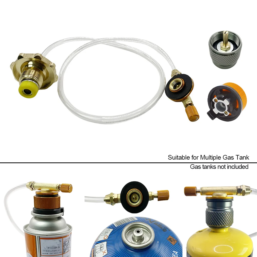 Azja Kuchenka gazowa Adapter do napełniania propanem Zbiornik paliwa Adapter linii połączeniowej Złącze węża butli LPG Łącznik zbiornika napełniania