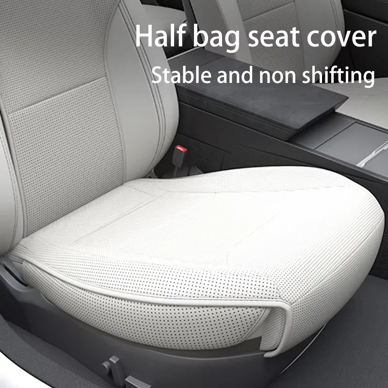 For Tesla Model Y 2025-2026 Juniper Ventilated Leather Seat Cover Cushion - Breathable & Comfortable Interior Accessories