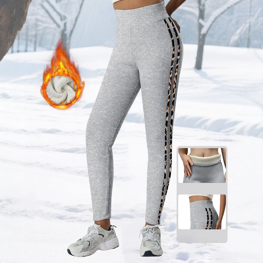 الأكثر مبيعا عالية الخصر الصوف مبطن طماق مرنة التخسيس حجم كبير السراويل النسائية النمط الأوروبي السراويل الطويلة