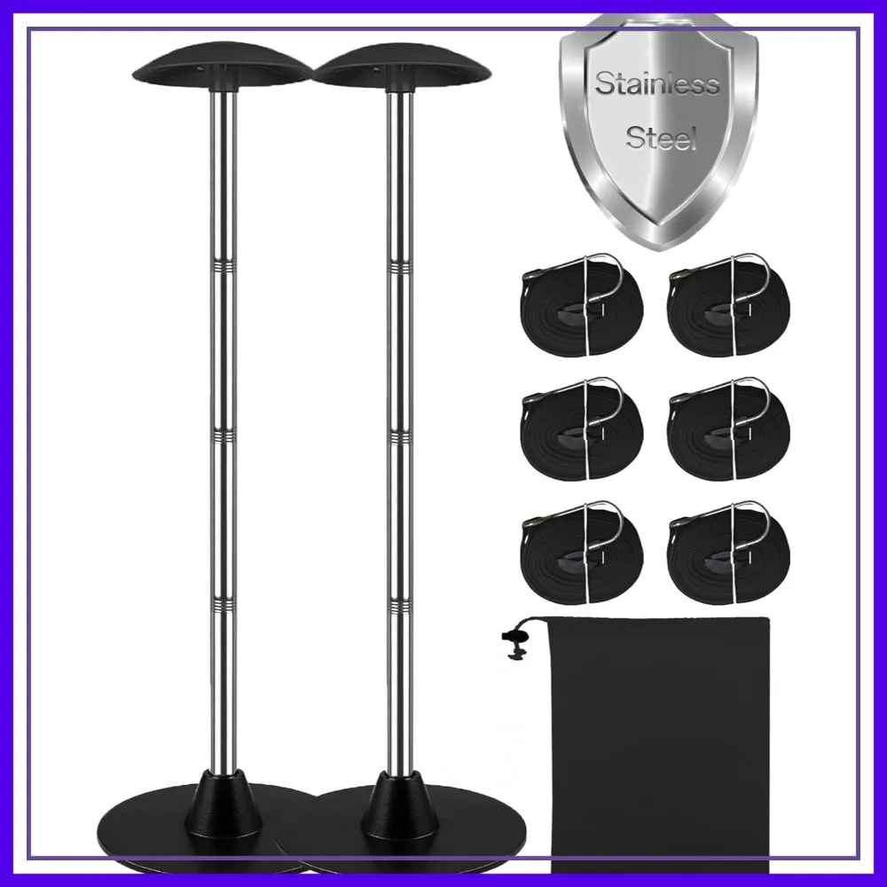 

Heavy-Duty Pontoon Cover Support Poles, 15-54" Adjustable, 2 Pack with Storage Bag
